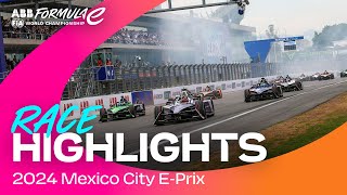 Hankook Mexico City EPrix Race Highlights  Formula E [upl. by Htinek]