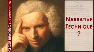 Laurence Sterne Tristram Shandy ANALYSIS—Narrative Technique—18th Century Development of Novel Genre [upl. by Rahr461]