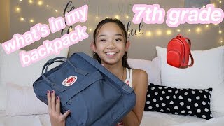 whats in my backpack 2018 7th grade  Nicole Laeno [upl. by Lidia728]