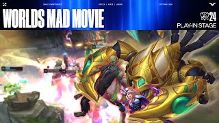 Attack on Titan Skarner  PlayIn Stage  Worlds 2024 Mad Movie [upl. by Braswell]