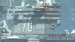 2011 Fleet Week San Francisco  USS Carl Vinson CVN70 [upl. by Goldi]