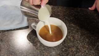 How to Steam for an Eggnog Latte [upl. by Bowles]