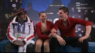 Europei Sheffield 2012 PAIRS SP 418 Daria POPOVA Bruno MASSOT  25012012 [upl. by Shanna]