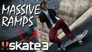 Skate 3 Speed Glitching Up MASSIVE Ramps [upl. by Yhtorod29]