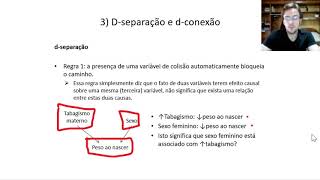 Inferência causal aula 2 parte 37  Gráficos acíclicos direcionados dseparação e dconexão [upl. by Holder]