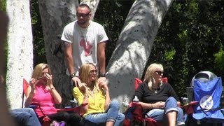 Heidi Klum And Martin Kristen Cant Keep Their Hands Off Each Other [upl. by Esydnac]