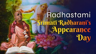 Radhastami  Srila Prabhupada Lecture [upl. by Romanas]