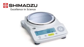 Shimadzu  Electronic Balances TXTXB [upl. by Naitsirk98]