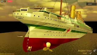 Britannic movie sinking [upl. by Lebasiairam]