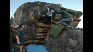 Rocklands Bouldering Basecamp 7cV10 [upl. by Atilol581]