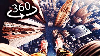 360° FEAR OF HEIGHTS EXTREME  FALLING VR [upl. by Trevethick71]