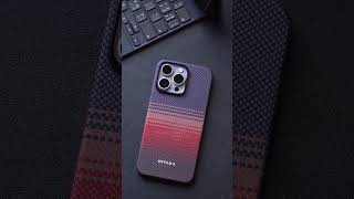 iPhone 16 Pro PITAKA Sunset Moonrise Tactile Woven Case shorts coverwala [upl. by Yelbmik]