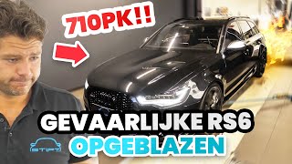 Gevaarlijke RS6 opgeblazen tot 710PK [upl. by Geibel]