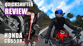 Honda CB650R Quickshifter Review [upl. by Ahtanoj]