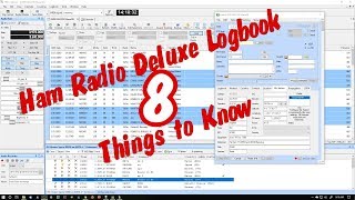 Ham Radio Basics  Ham Radio Deluxe Logbook 8 Things to Know [upl. by Mlohsihc]