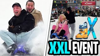 XXL WEIHNACHTSSTREAM😂🎄 Rodeln Human Bowling amp Wichteln  MontanaBlack Highlights [upl. by Noevad]