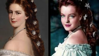 Sissi Elisabeth of Austria vs Romy Schneider film Sissi  Theyre alike Educational video [upl. by Suaeddaht]