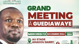 LIVE GRAND MEETING DE GUEDIAWAYEAU STADE AMADOU BARY  PASTEF ET LE PRESIDENT OUSMANE SONKO [upl. by Beverlee]