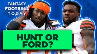 Kareem Hunt resigns with Browns Impact on Jerome Fords fantasy value  Updated Roster Trends [upl. by Ahsac463]