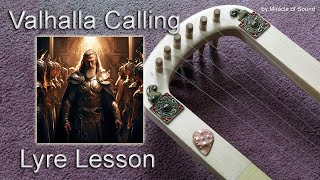 Valhalla Calling  Anglo Saxon Lyre Lesson  Miracle of Sound [upl. by Nyvets]