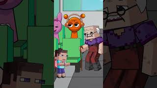 Little Steve Help The Old Man On Bus And A Lesson For Heartless Mom  Minecraft Animation Story [upl. by Ninnetta282]