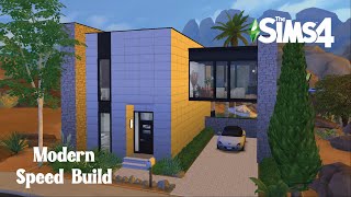 Super Modern House  The Sims 4 Speed Build [upl. by Stilu]