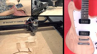 How to make a guitar body from scratch using the XCarve 3D Carving CNC machine [upl. by Zeculon604]