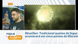 Réveillon Tradicional queima de fogos acontecerá em cinco pontos de Maceió [upl. by Fagaly]