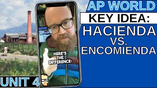 ENCOMIENDAS vs HACIENDAS apworld apworldhistory APexams [upl. by Alic]