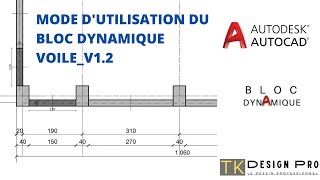 VIDÉO DÉMO BLOC DYNAMIQUE VOILE EN BÉTON ARME [upl. by Noivax839]