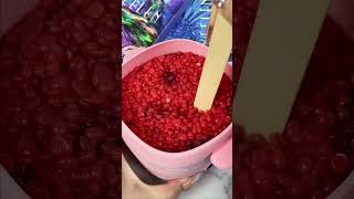 Satisfying leg wax 😍😍😍 yeelen yeelenwax wax hairremoval satisfying hardwax waxbeads [upl. by Sitruc]