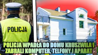 POLICJA WBIŁA DO KRUSZWILA ZABRALI KOMPUTER APARAT i TELEFONY Kubańczyk opowiada o tej sytuacji [upl. by Eetsirhc564]