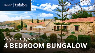 4 Bedroom Bungalow in Giolou Pafos [upl. by Meyeroff628]