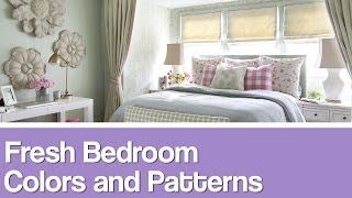 How To Mix Patterns and Colors in Your Bedroom  HGTV [upl. by Alrahs]