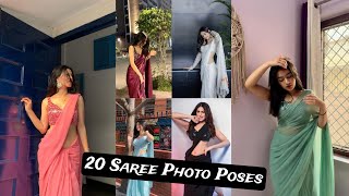 20 Saree Photo Pose For Girls  Saree Photo Pose In Girls 💫  Pose For Girls  NS EDITING09 [upl. by Keram]