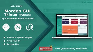 How to Create Modern Tkinter GUI Python 2 [upl. by Shatzer]