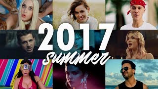 SUMMER HITS 2017  Mashup 60 Songs  T10MO [upl. by Anrahs982]