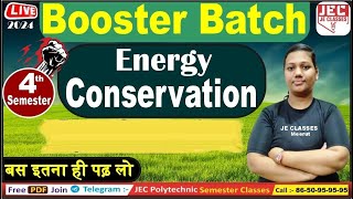 19 UPBTE Polytechnic 4th Semester Energy Conservation EC 2024  JE CLASSES Meerut [upl. by Meng]