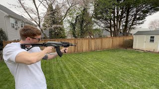 The Best AK47 Electric Airsoft Gun Under 200  Game Face Insurgent AEG Airsoft Rifle Review [upl. by Koosis]