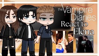 •°The Vampire Diaries React to Elena°•Gacha club part 1 🇧🇷🇺🇲 [upl. by Lehar]