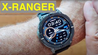 CARBINOX XRANGER Rugged AMOLED AlwaysOn Round Swimming Military Grade Smartwatch Unbox amp 1st Look [upl. by Cobb]