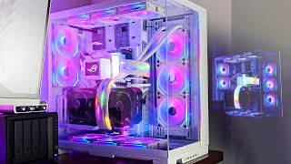 ASUS ROG WHITE 4K GAMING PC BUILD 2024 I STRIX RTX 3090  INTEL i714700K  O11 DYNAMIC EVO XL [upl. by Atimed]