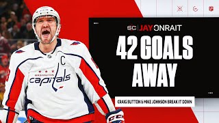 Will Ovechkin break Gretzky’s goal record this season [upl. by Christan585]