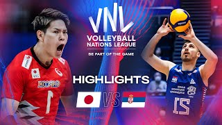 🇯🇵 JPN vs 🇷🇸 SRB  Highlights  Week 1  Mens VNL 2024 [upl. by Conover]