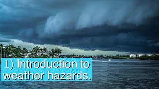 Introduction to weather hazards  AQA GCSE Geography Unit 1A [upl. by Kjersti]