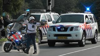 Veel KMar en Politie Begeleidingen tijdens Prinsjesdag in Den Haag 675 [upl. by Sianna893]