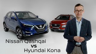 2021 Nissan Qashqai vs Hyundai Kona [upl. by Tobey]