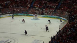 Sidney Crosby scores the Gold Medal Winning Goal at the Vancouver 2010 Winter Olympics [upl. by Samalla535]