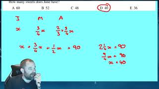 UK Intermediate Maths Challenge 2021 [upl. by Kimberley]