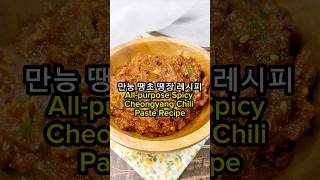 초간단 만능 땡장 소스 매콤한 맛이 일품 Quick amp Easy Spicy Doenjang Sauce Perfect for Everything shorts [upl. by Sitelc]